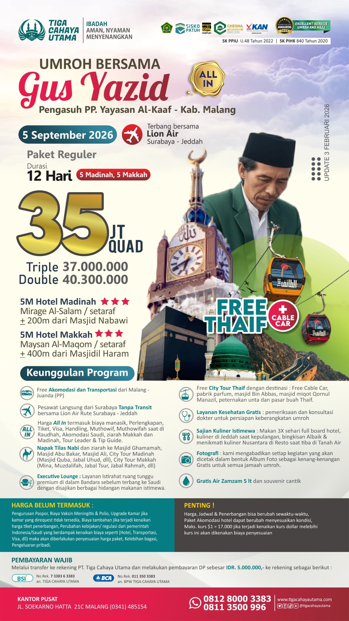 Umroh Bersama Gus Yazid