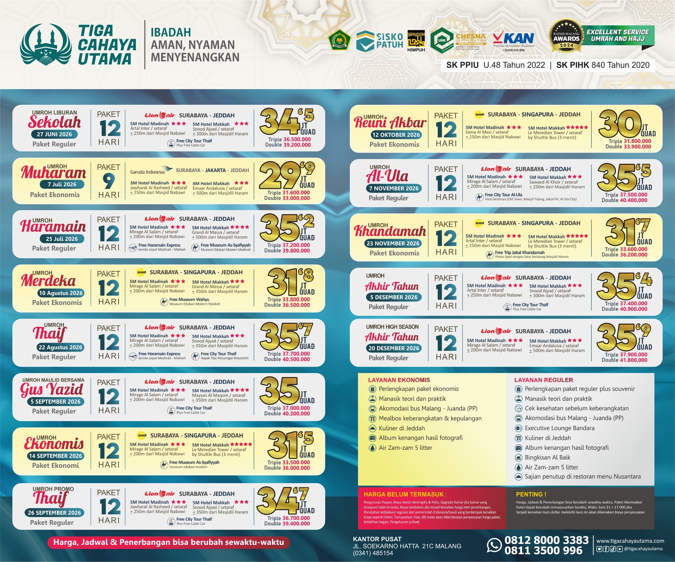 Umroh Liburan Sekolah